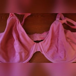Victoria's Secret unlined full coverage cotton bra. Pink. 40D